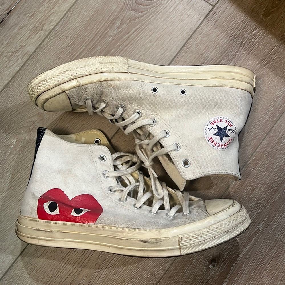 CDG Play High Top Converse